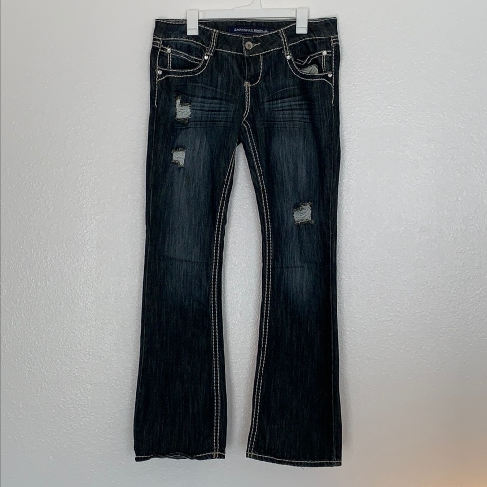 Wide leg girl juniors pants.
